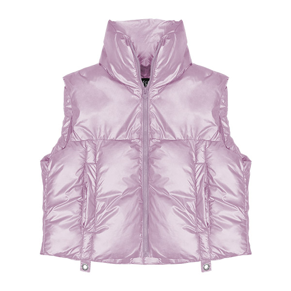 Chaleco para dama Modelo Yazmin Liso Forrado de la parte de Adentro