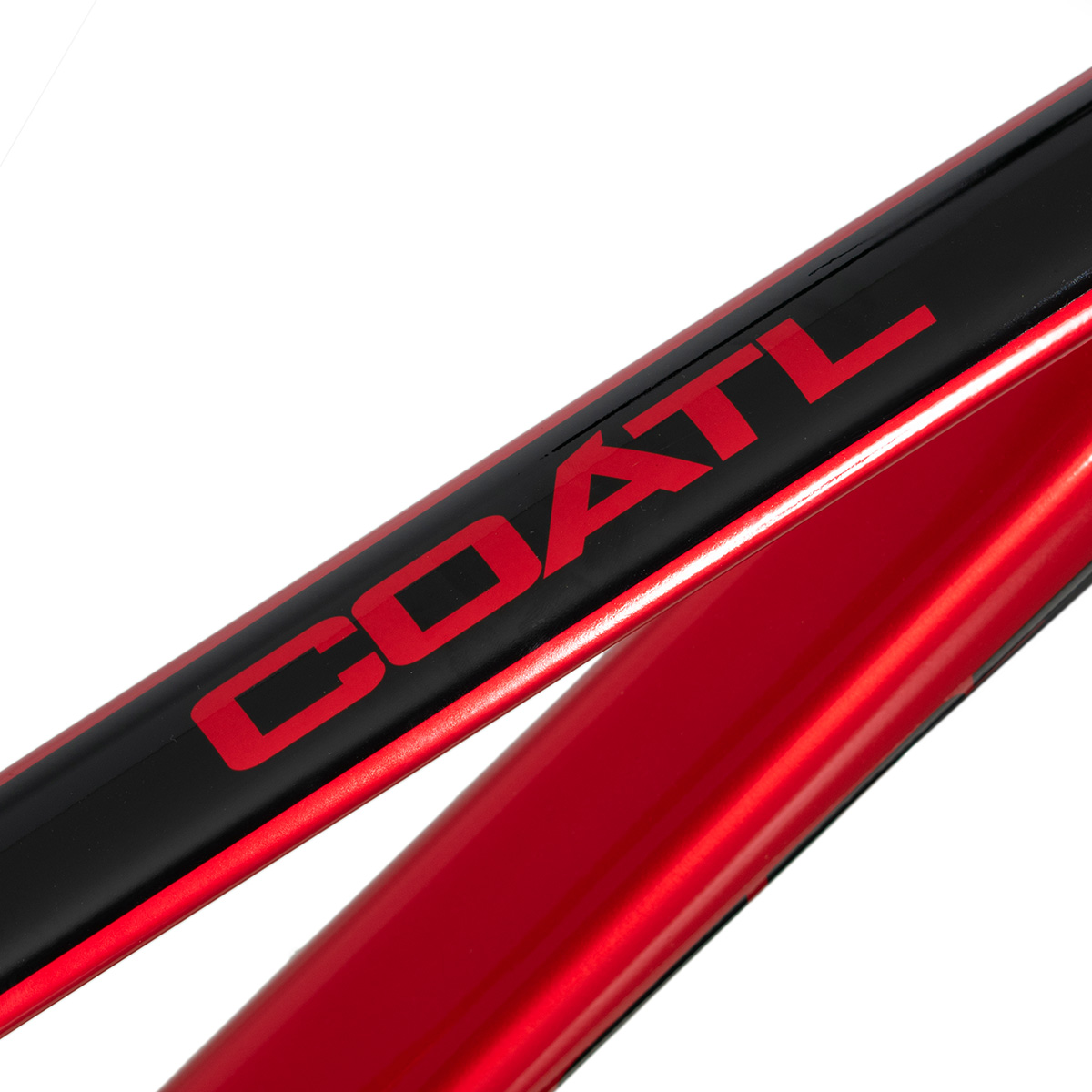 Bicicleta Belfort Coatl Rabe R29 T15 Rojo Negro 2024