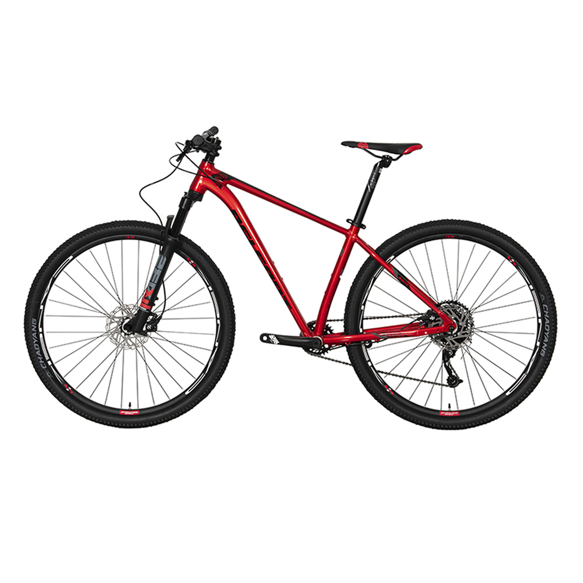 Bicicleta Belfort Coatl Rabe R29 T15 Rojo Negro 2024