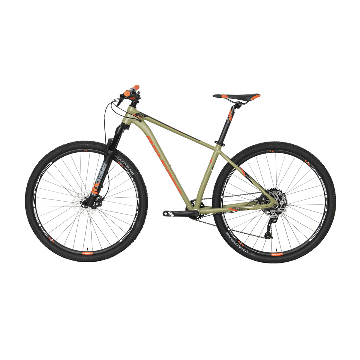 Bicicleta Belfort Coatl Rabe R29 T17 Verde Naranja 2024