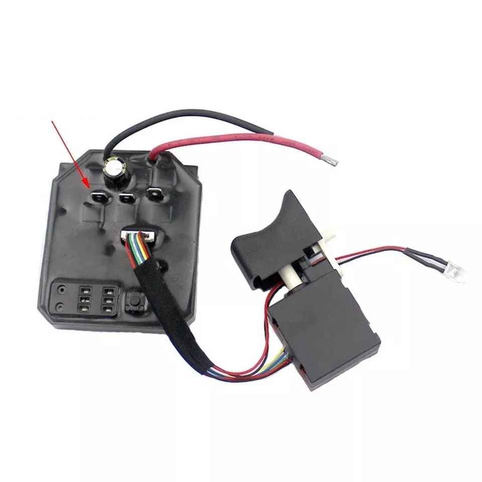 Placa Control + Interruptor,Llave Electrica Sin Escobillas,Accesorios De Placa Base