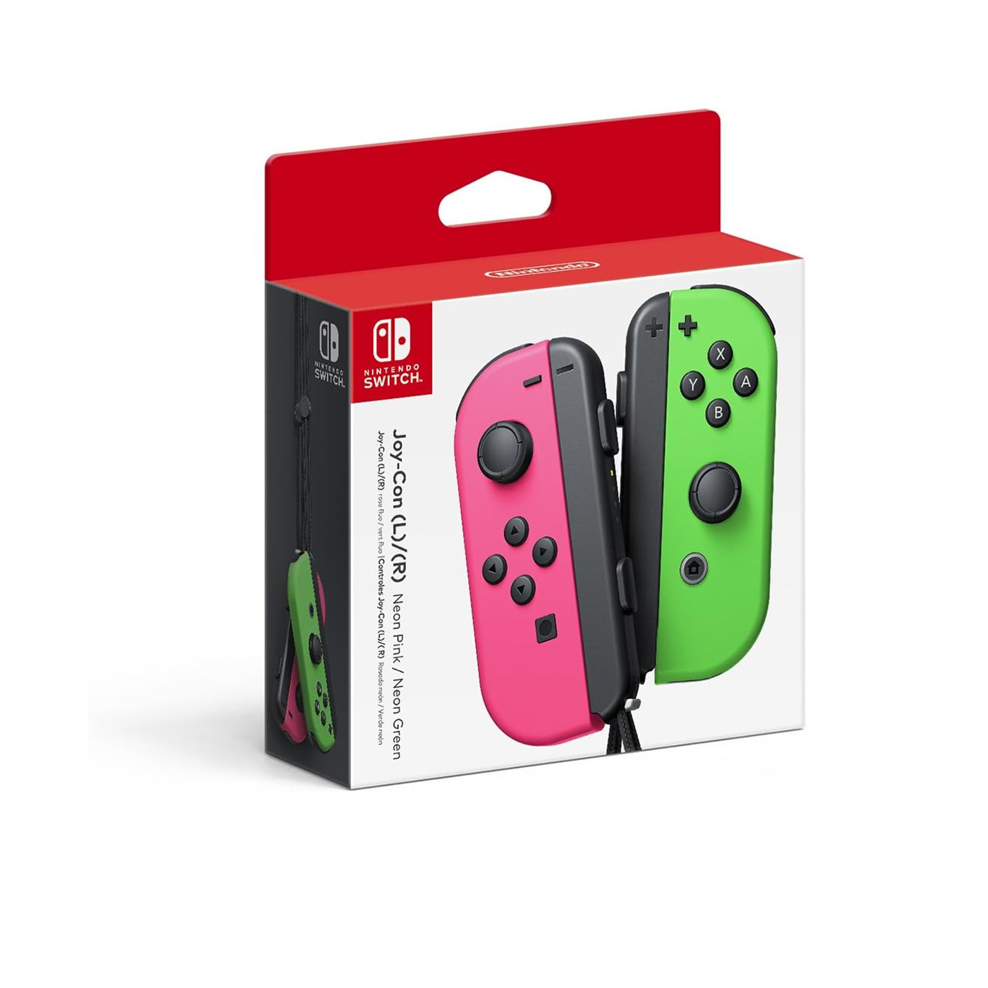 Control Nintendo Switch HAC-A-JAFAA Joy L/R Verde/Rosa Neon
