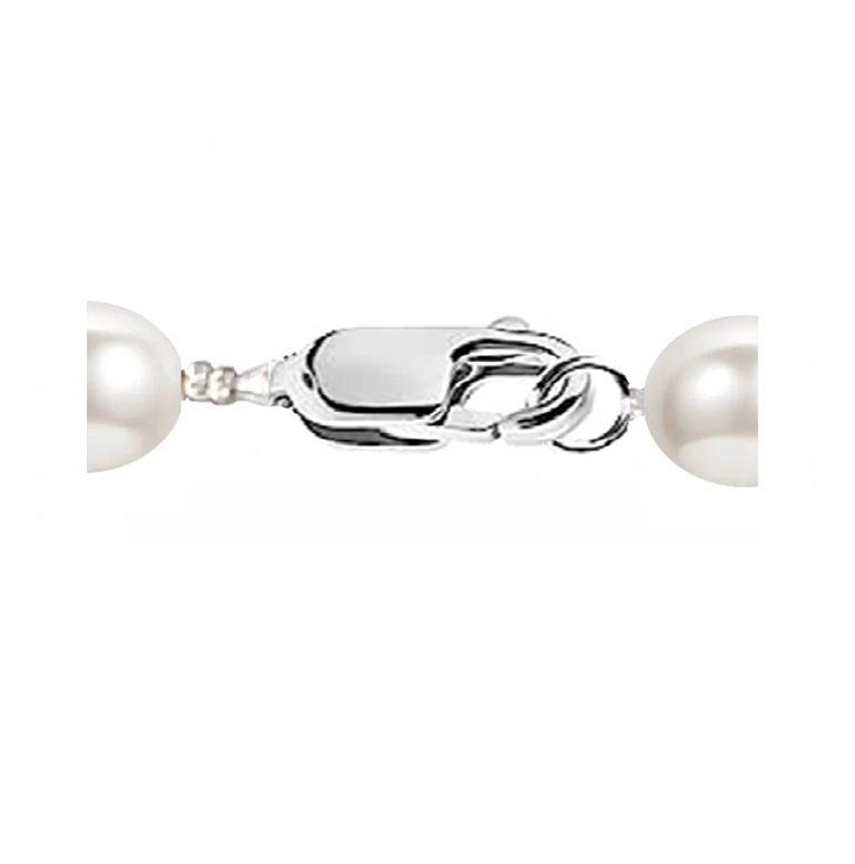 Set Collar Con Broche En Plata .925 Perla Cultivadas A06