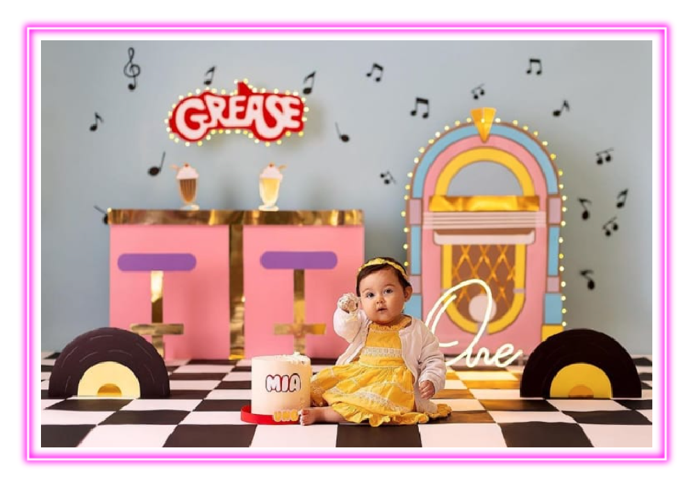 Letrero Neon Led One Fotografía Infantil Accesorio