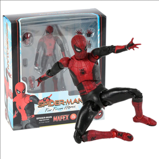 Spider Man Far From Home 113 Spiderman Mafex Figura Marvel