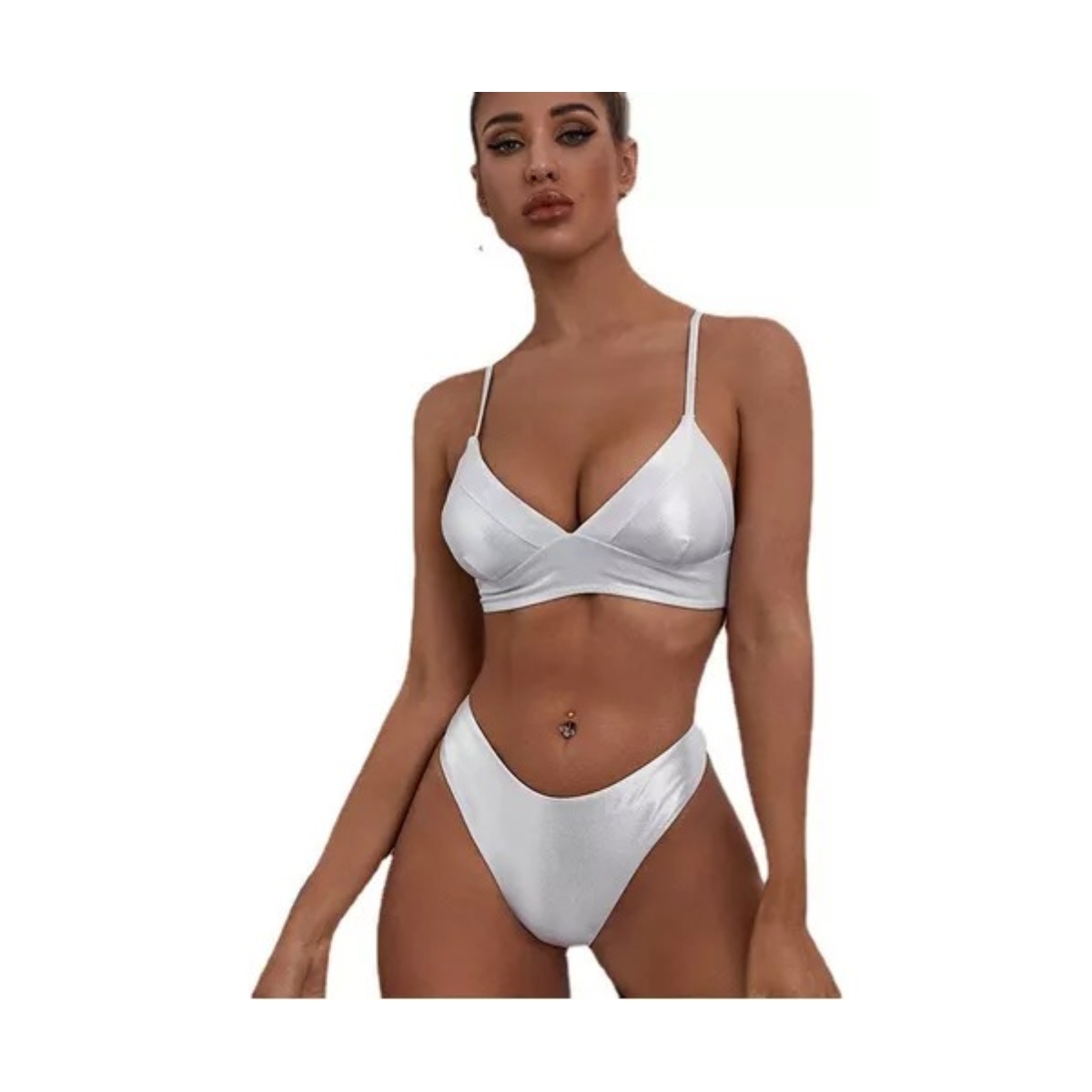 Traje De Baño Conjunto Bikini Sexy Para Mujer, Ajustable