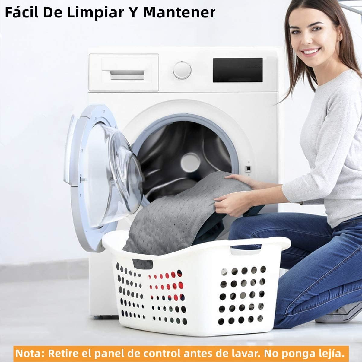 Compresa Caliente Eléctrica: Alivio Terapéutico para Dolores de Espalda, Hombro y Cuello - Tamaño 60 x 30 cm, Temperatura Ajustable