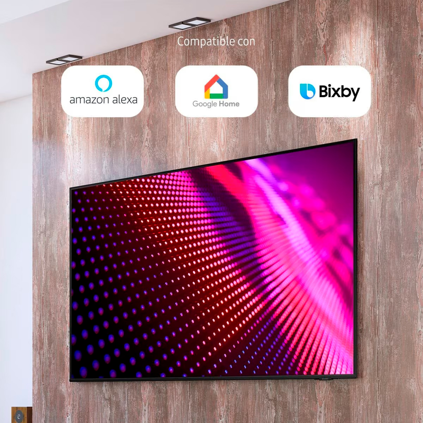 Pantalla Smart TV Samsung 75 Pulg 4K Color Crystal UHD AU8000