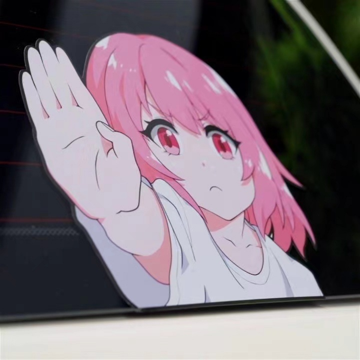 Calcomania No Pasar Stickers Anime Contra Agua Para Hogar Y Carro