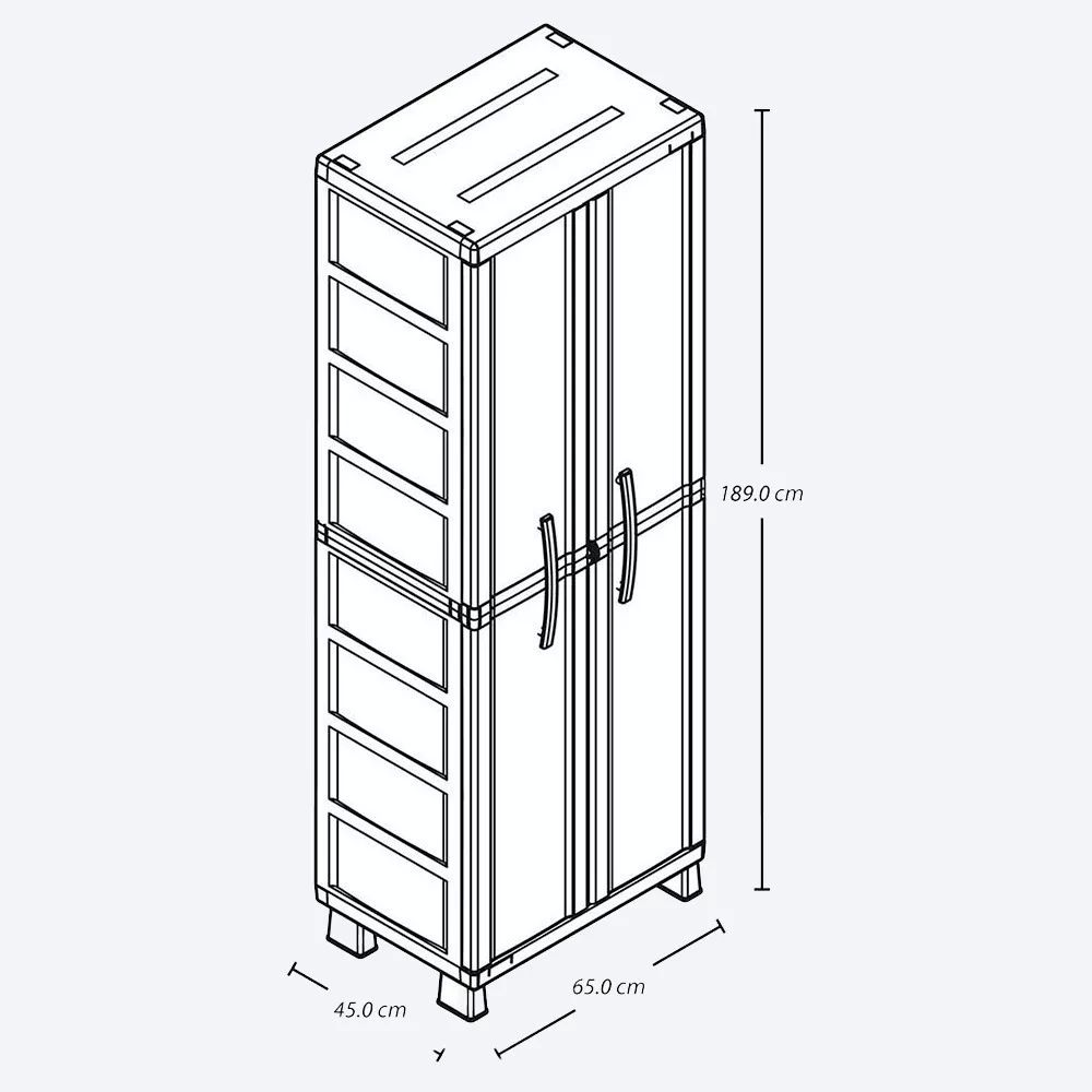 Closet Armario Organizador Almacena Multiuso De Plástico