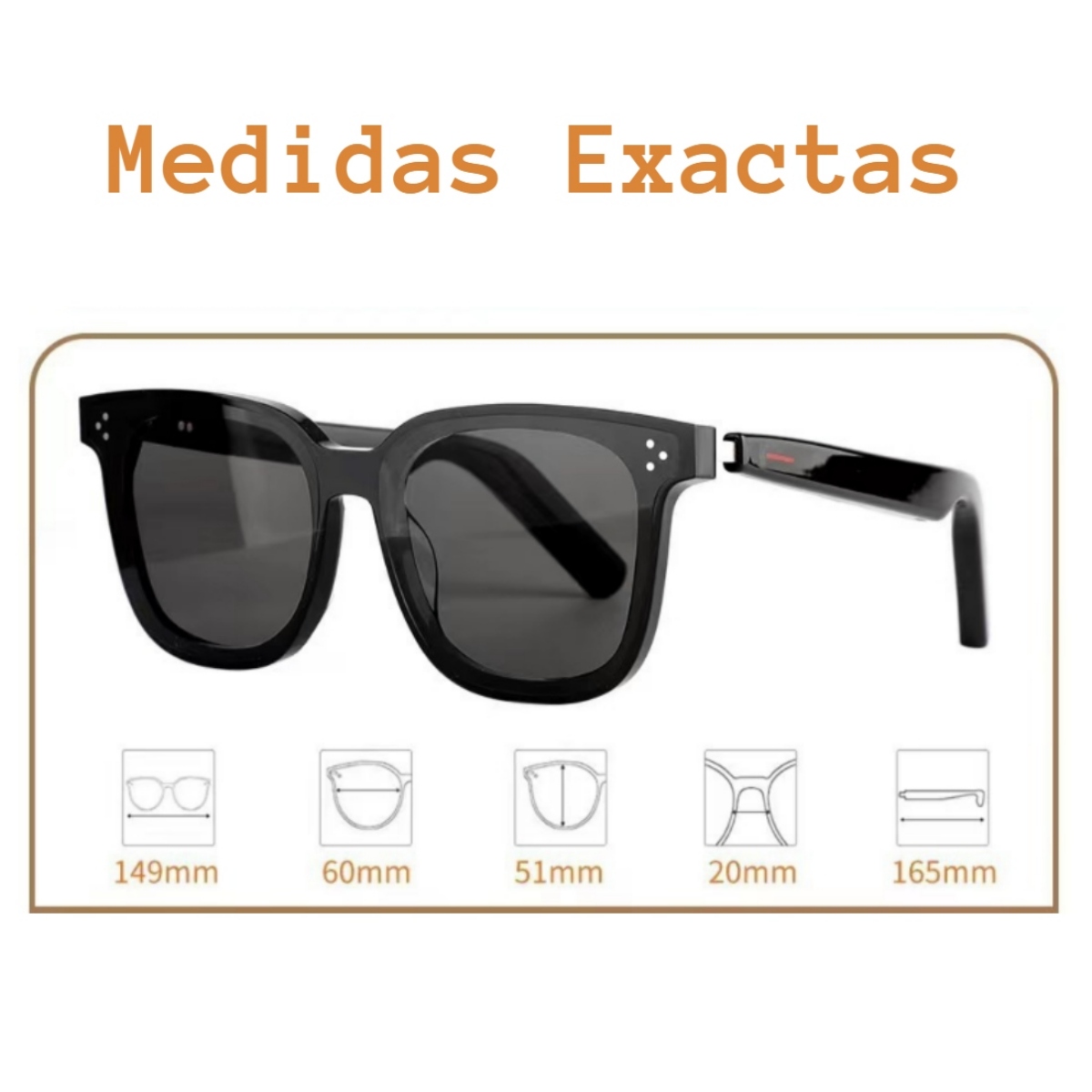 Gafas Lentes De Sol Bluetooth Con Auriculares Manos Libre