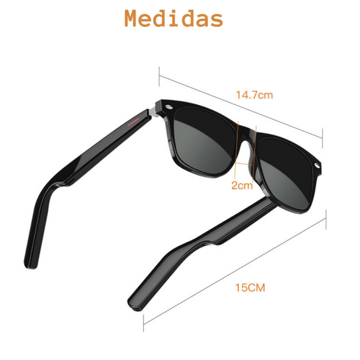 Gafas Lentes De Sol Bluetooth Con Auriculares Manos Libre
