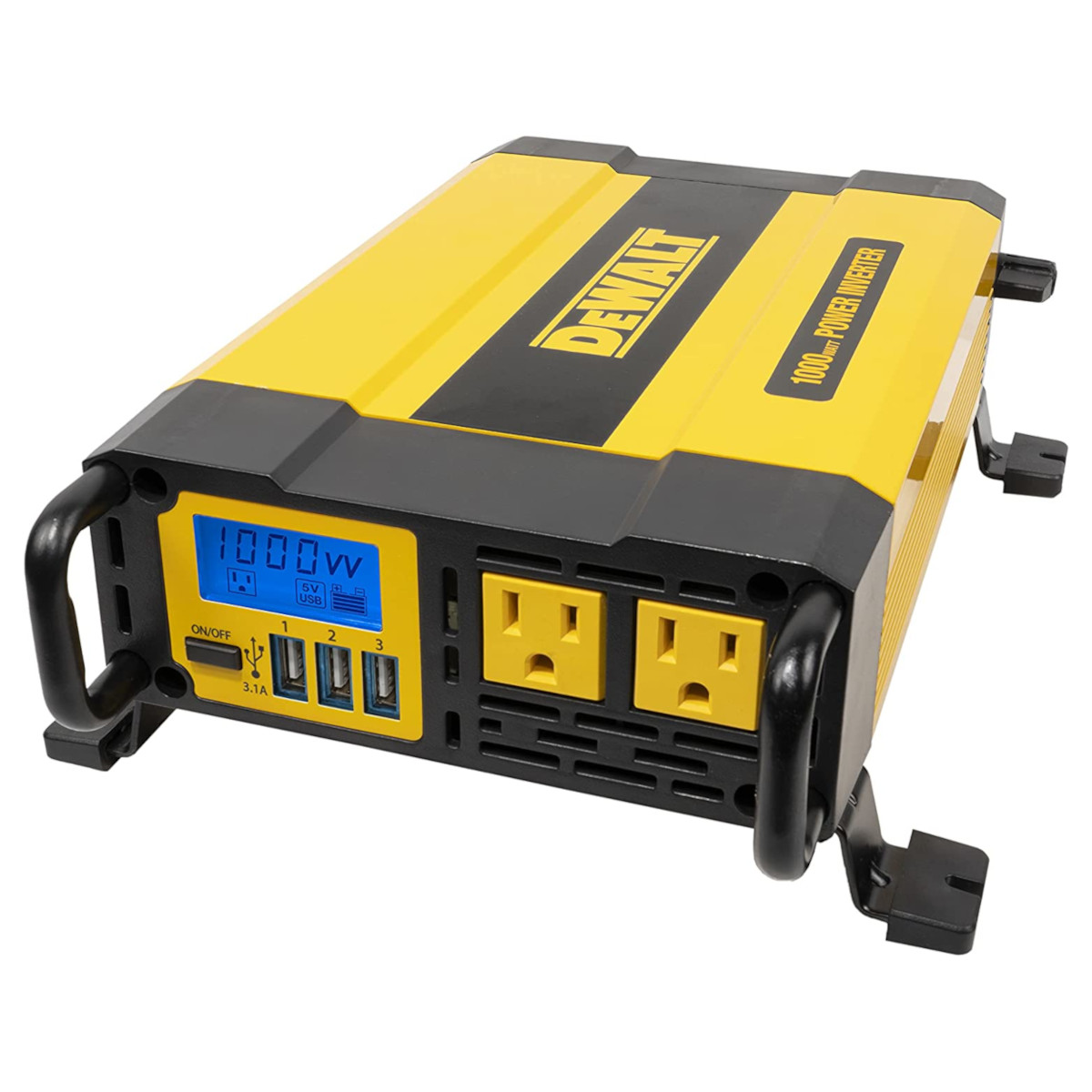 Inversor de Potencia DEWALT DXAEPI1000: Potencia Portátil y Versátil para tus Dispositivos (1000 W, 2000 W)