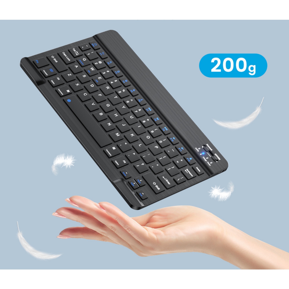 Teclado Y Ratón Inalámbrico Con Bluetooth Para Tableta