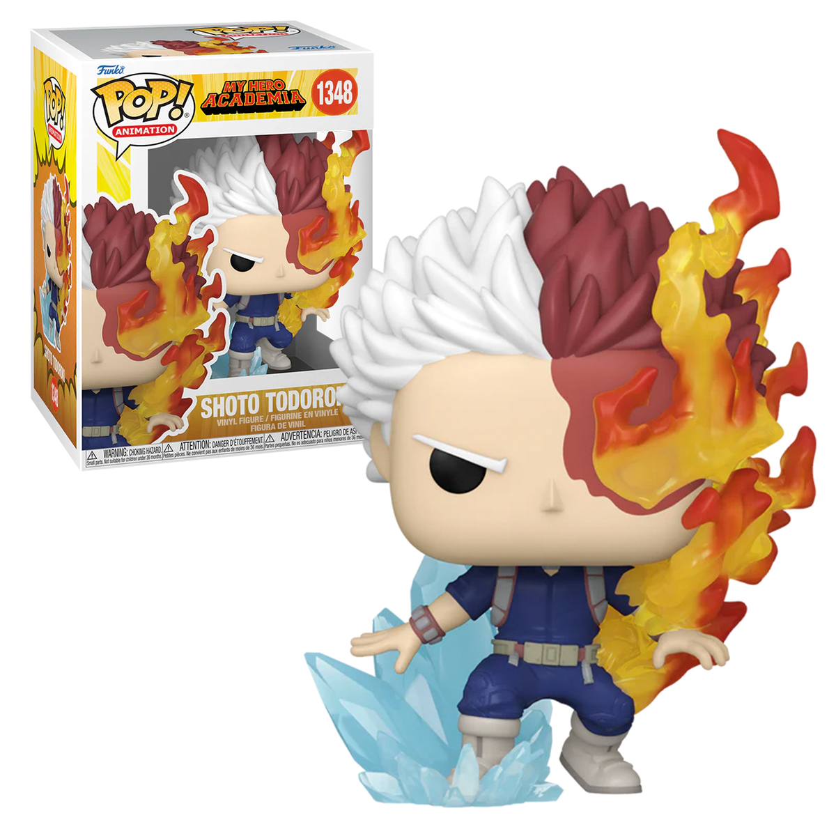 Funko Pop Shoto Todoroki Hielo Y Fuego #1348 My Hero Academia Anime Fig Original