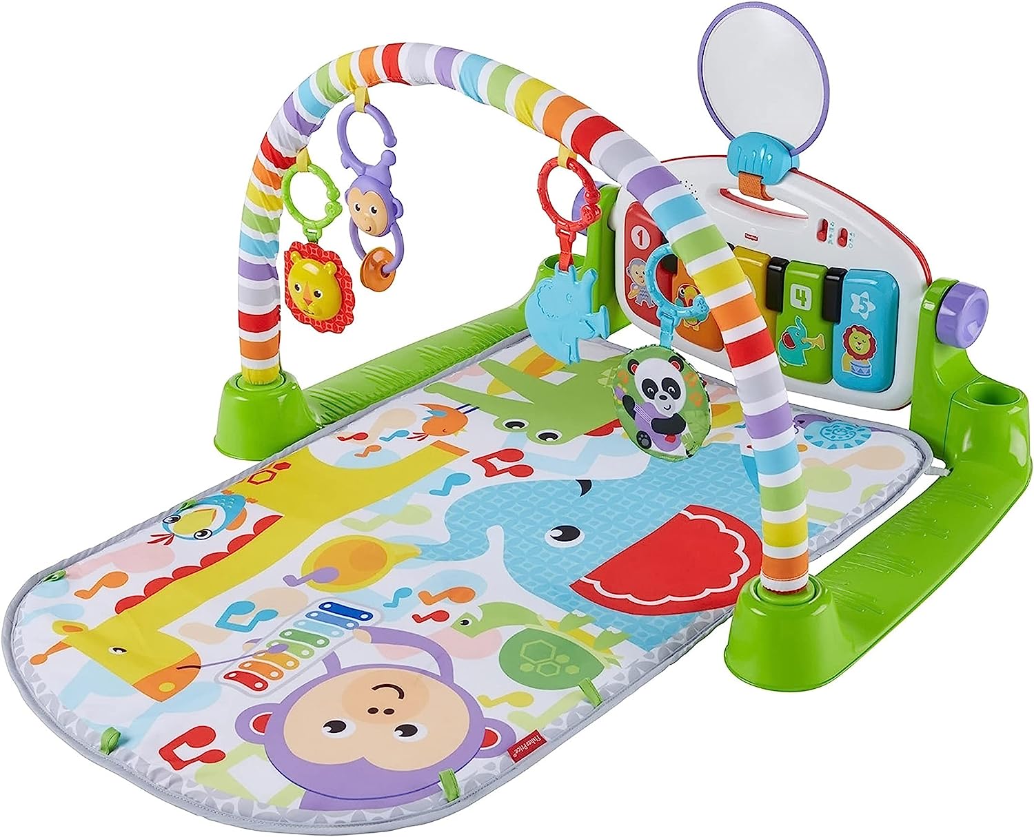 Fisher-Price Baby Gimnasio para Bebés Deluxe Piano Pataditas Musicales