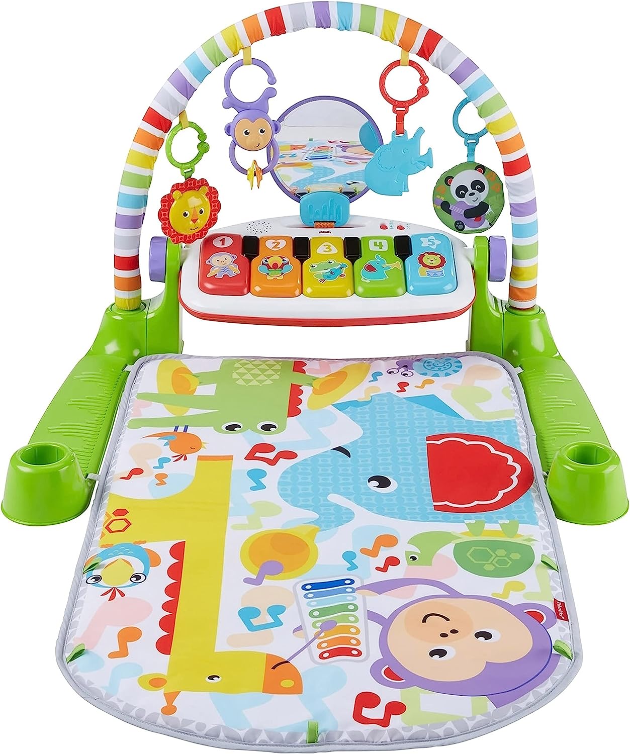 Fisher-Price Baby Gimnasio para Bebés Deluxe Piano Pataditas Musicales