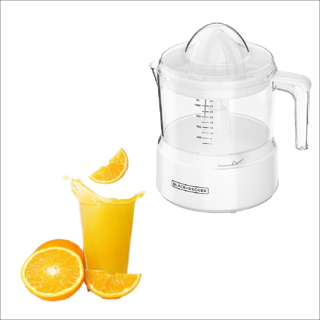 EXPRIMIDOR JUGOS 1LT 30W BLANCO B&D