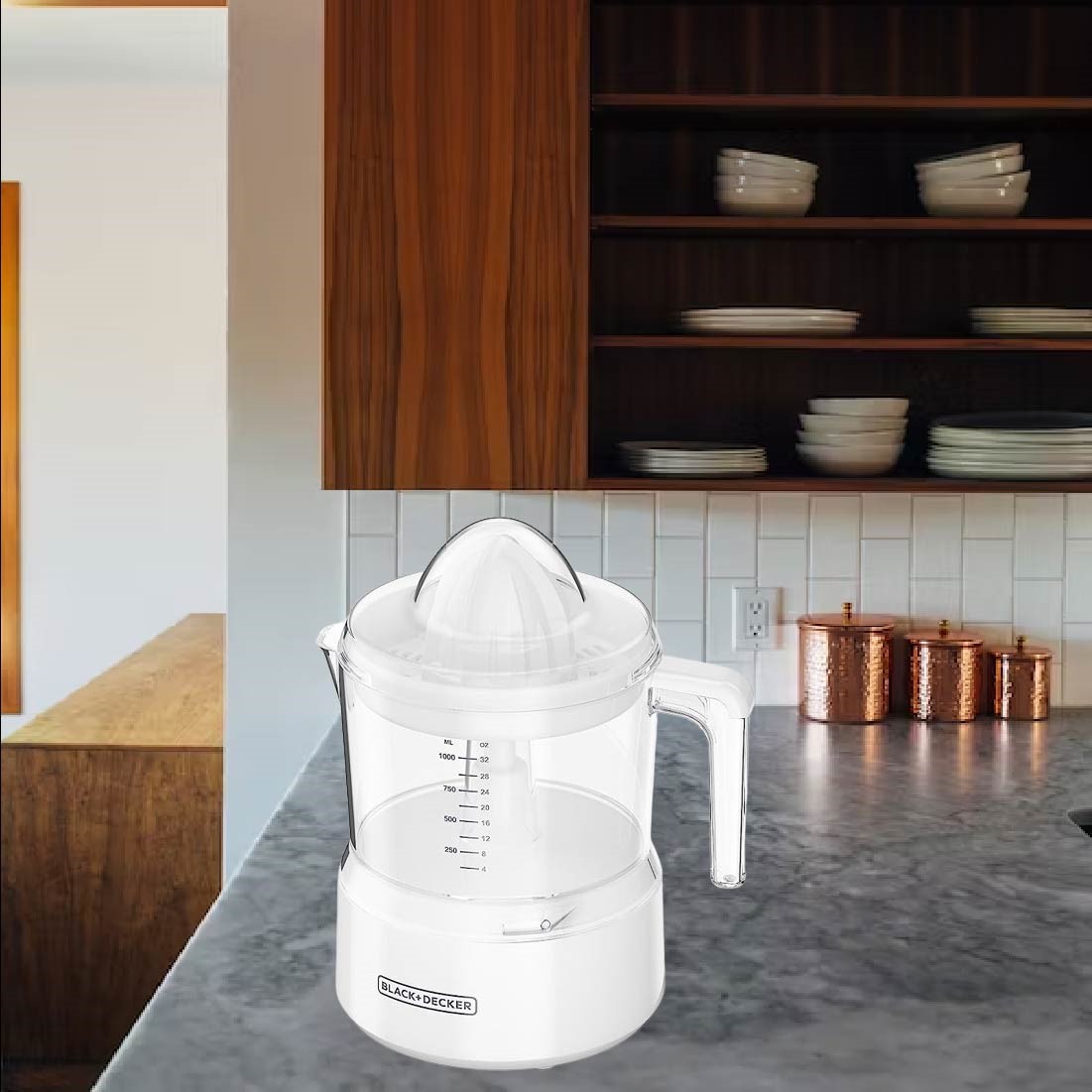 EXPRIMIDOR JUGOS 1LT 30W BLANCO B&D