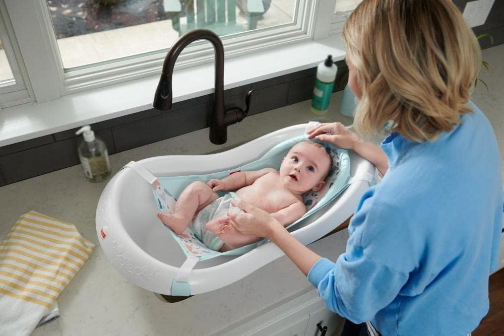 Bañera Con Asiento Sling N 4 En 1 De Fisher-price