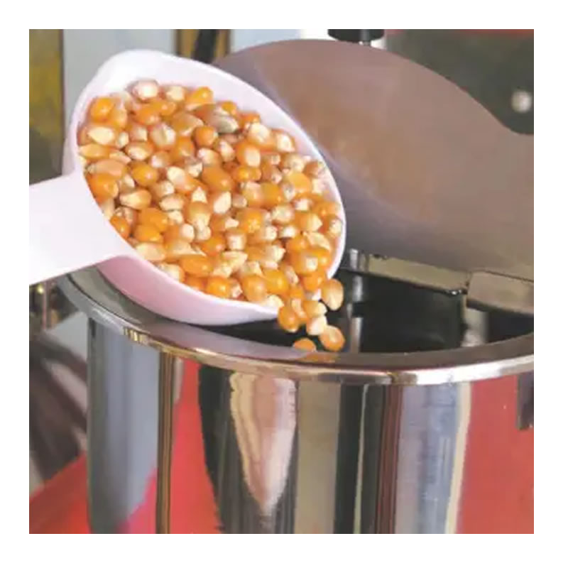 Maquina de Palomitas Con Rueditas Nostalgia NKPWLTT25RD SMS