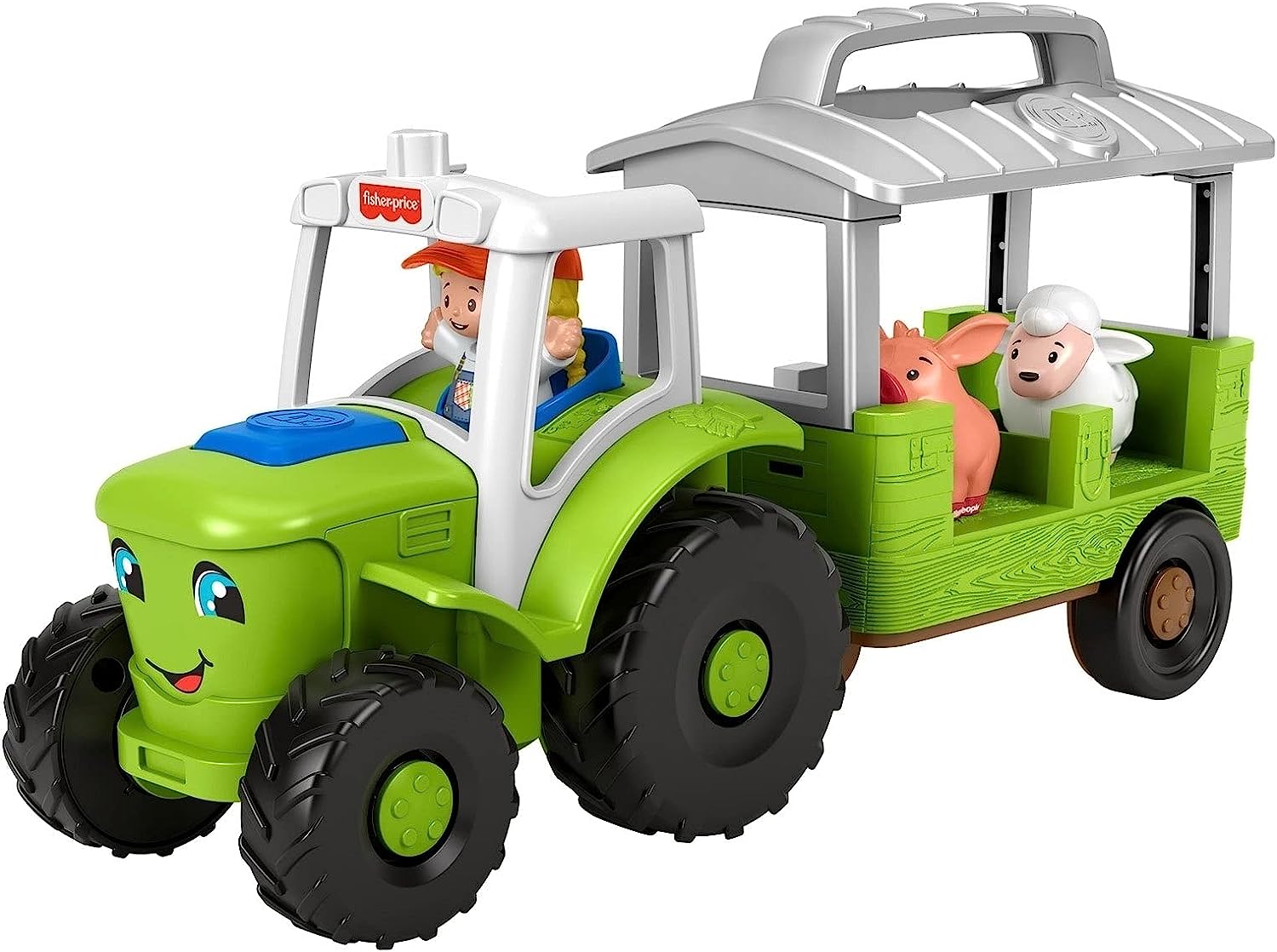 Fisher-Price Little People Juguete para Bebés Tractor Cuidado de Animales