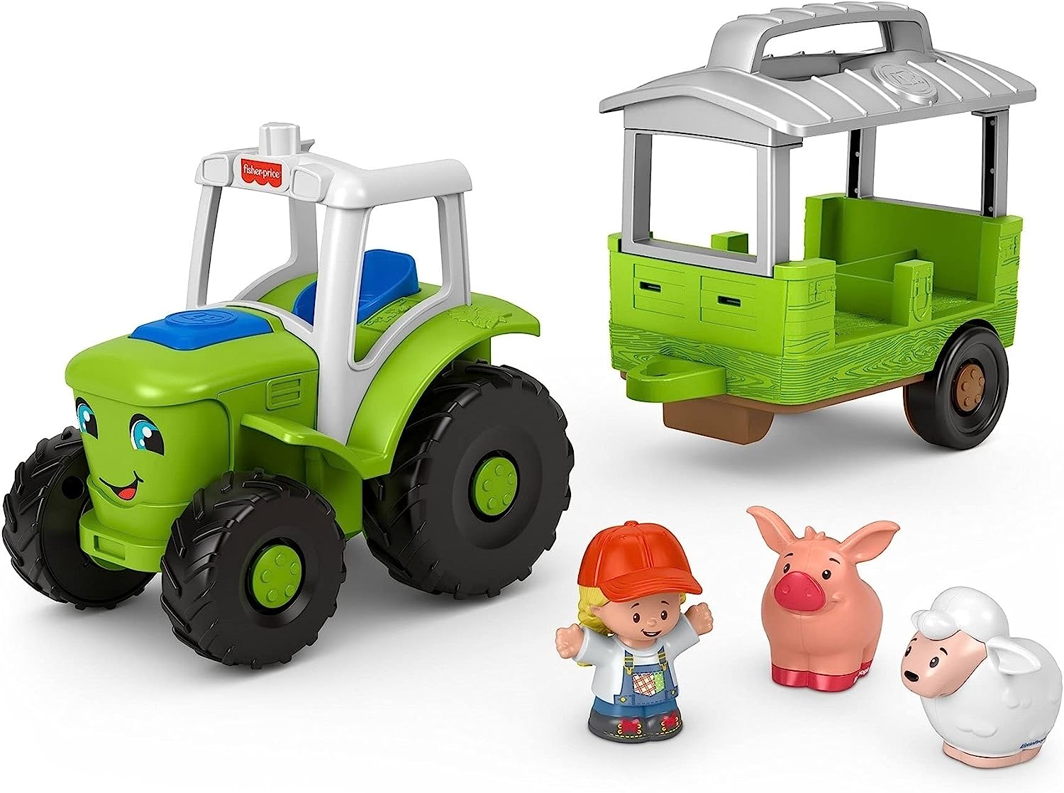 Fisher-Price Little People Juguete para Bebés Tractor Cuidado de Animales