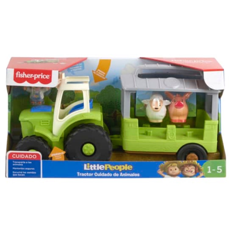 Fisher-Price Little People Juguete para Bebés Tractor Cuidado de Animales