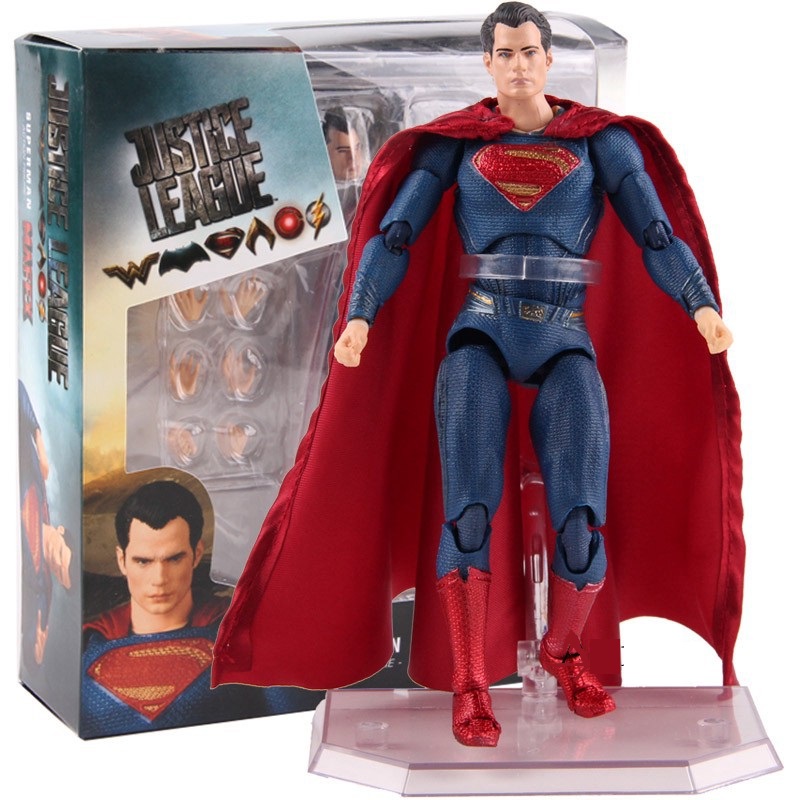 Superman Dc Super Man 057 Liga Justicia Justice Mafex Figura