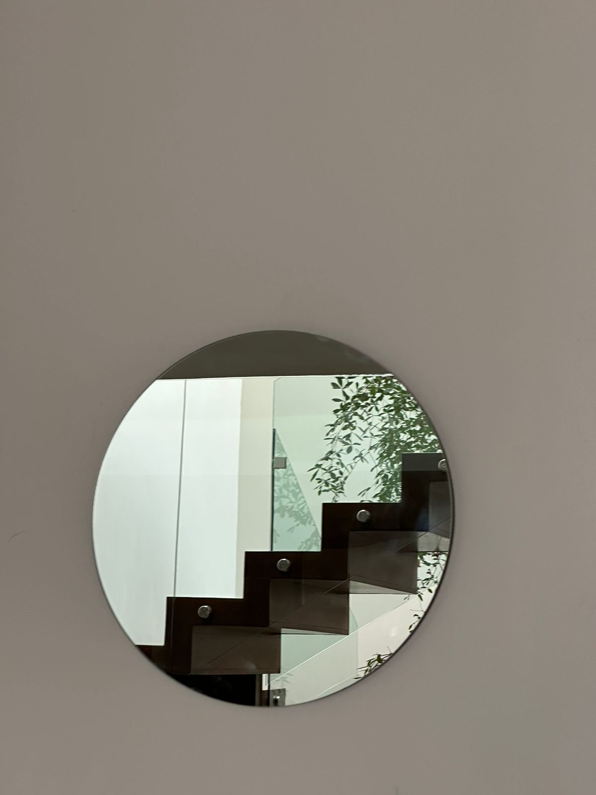 Espejo Redondo con Canto Pulido de 80cm