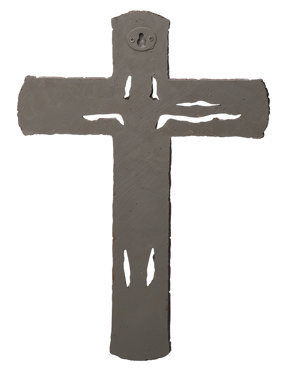 CRUCIFIJO TALLADO 12"H