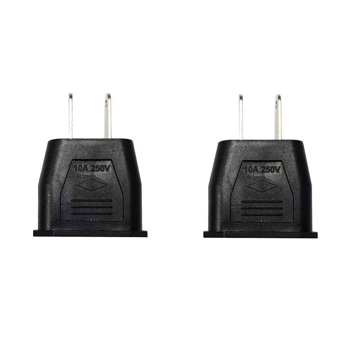 Clavija Adaptador Corriente Europeo A Americano  5 Piezas