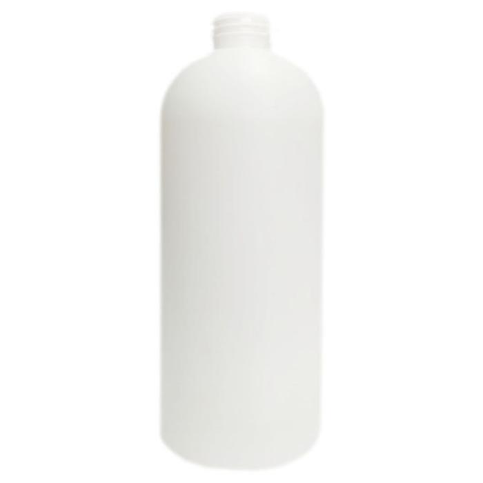 Botellas de Plástico Polietileno MXRYP-007 15 Pzs 1L Polietileno Rosca 28400 Blanco con Tapa, BostonWhite-28-400-C