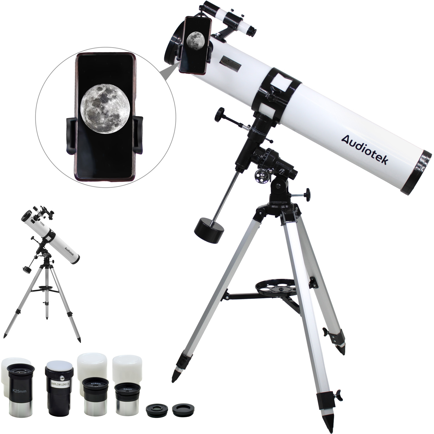 Telescopio Astronomico Profesional Reflector 900mm 225x