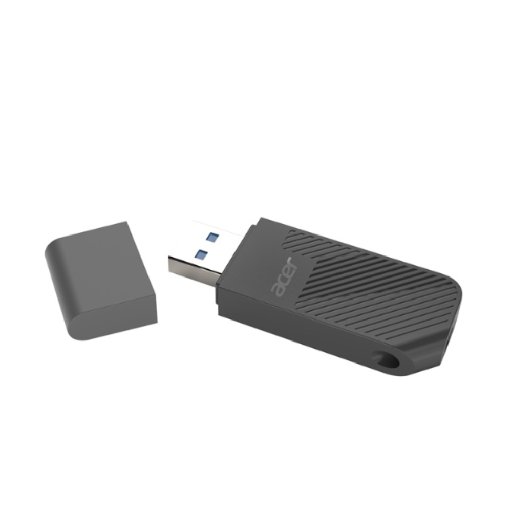 Memoria USB Acer UP300 64GB USB A 3.2, Lectura 120MBs Escritura 100MBs Negro portátil mac lap tv