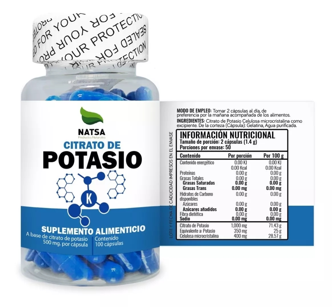 Pack Citratos - Magnesio Y Potasio 100 Caps C/u