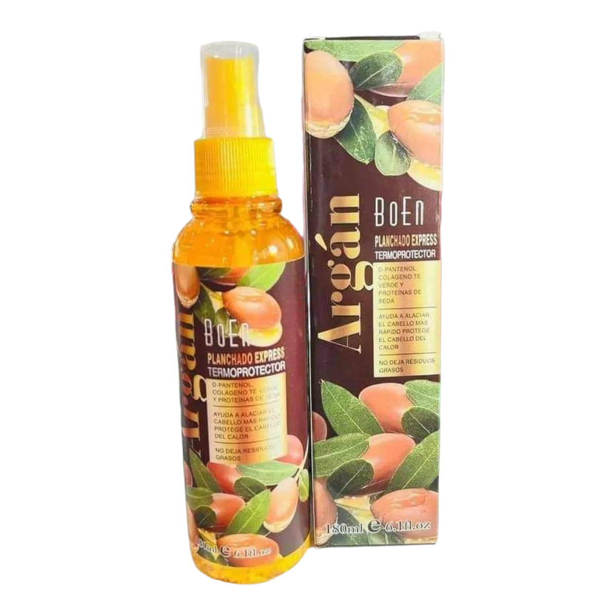 Aceite de Argan Con Termoprotector Boen 180ml.