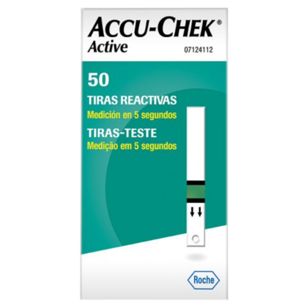 Tiras Reactivas Accu-Chek Active c/50 Tiras - Médica Depot