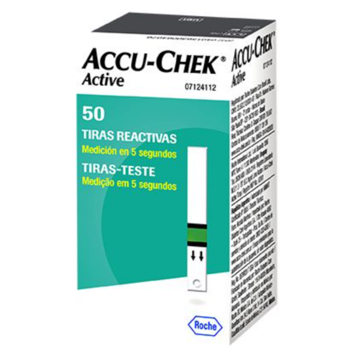 Tiras Reactivas Accu-Chek Active c/50 Tiras - Médica Depot