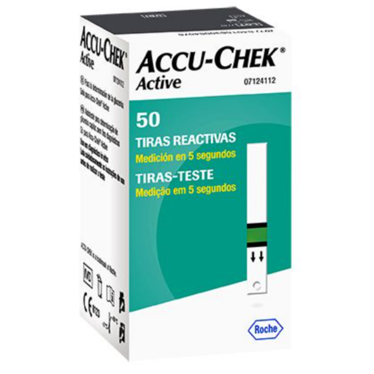 Tiras Reactivas Accu-Chek Active c/50 Tiras - Médica Depot