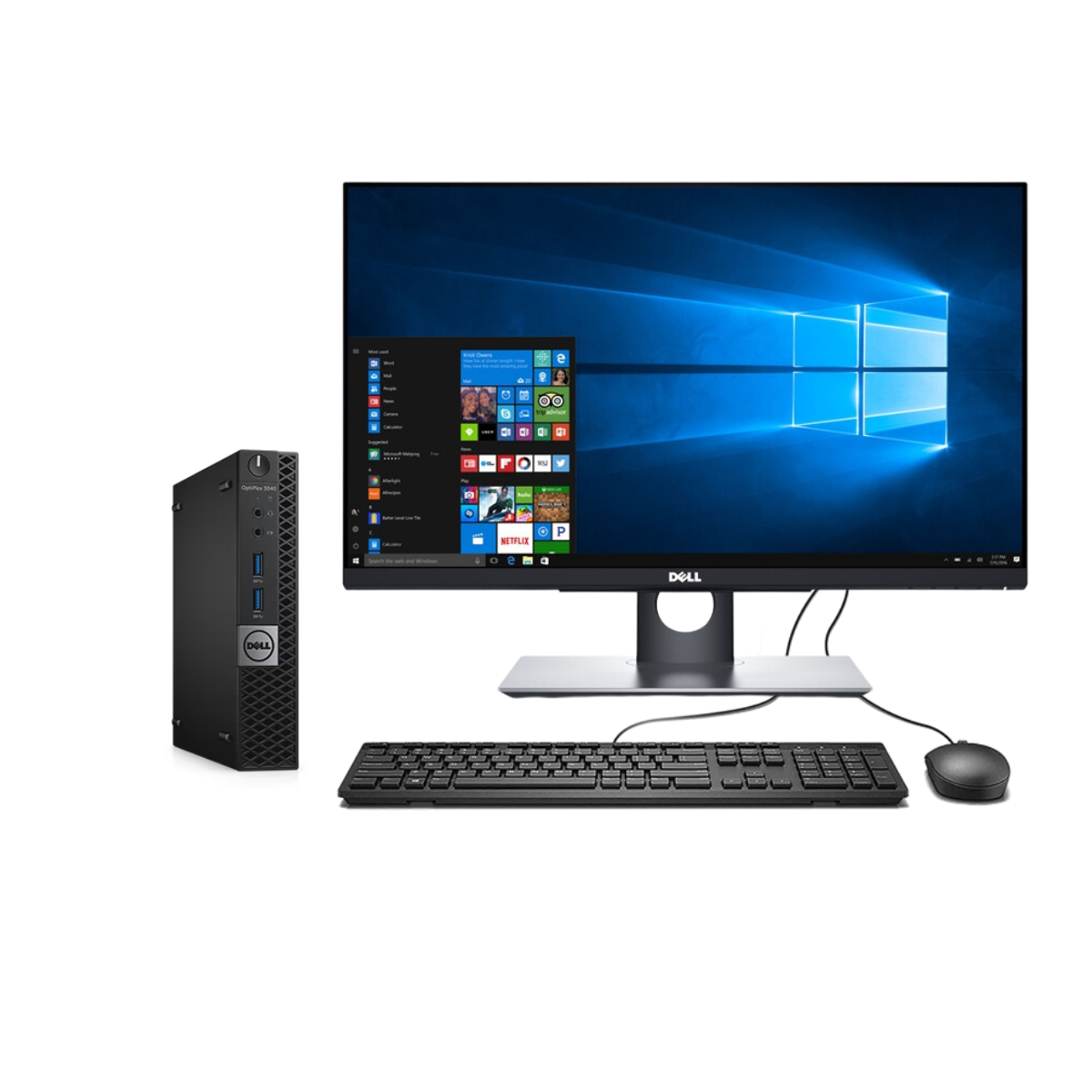 Dell Optiplex 3046 Mini | Intel Core i5 6ta | 8 GB RAM - 240 GB SSD - Monitor de 22" (Reacondicionado Grado A)