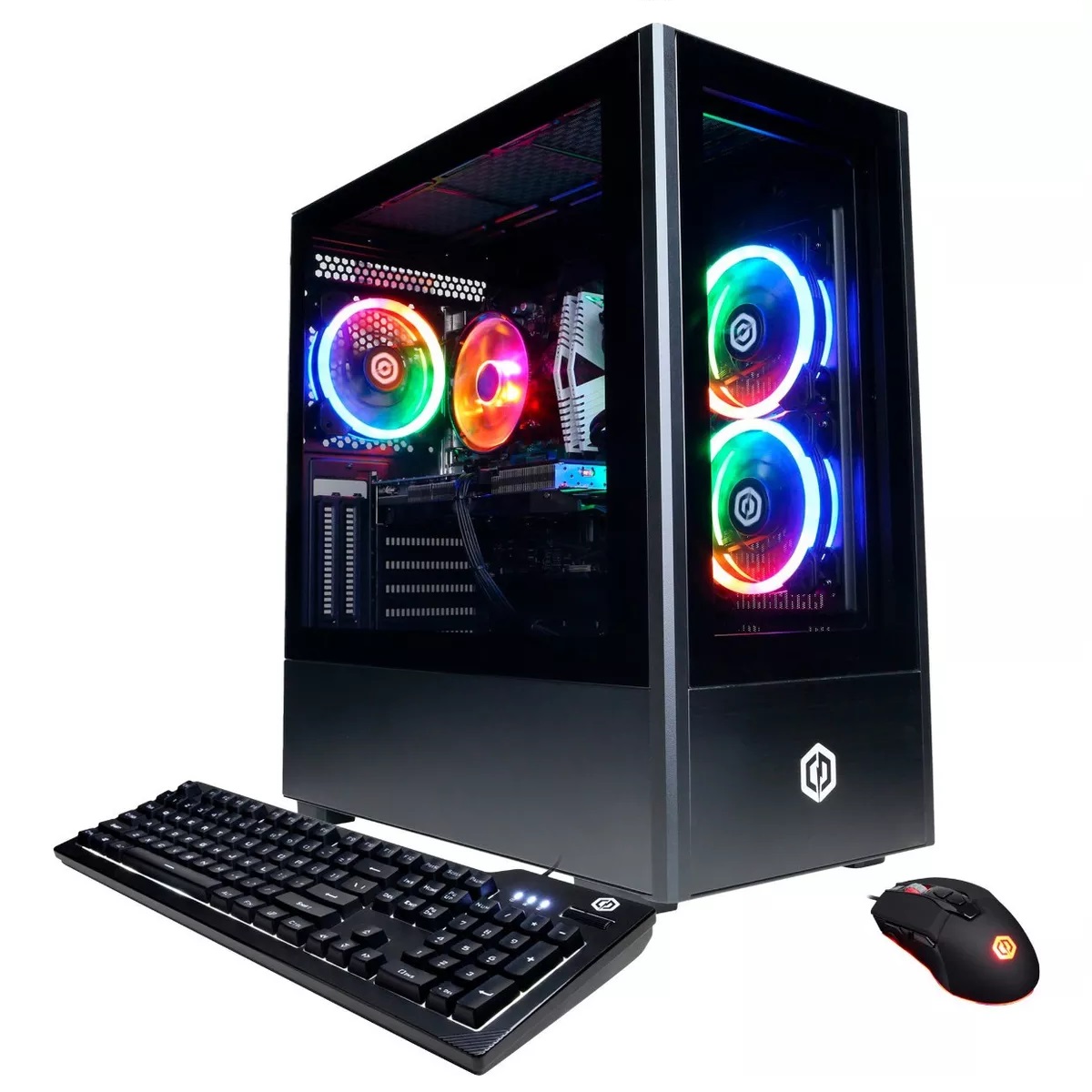 Cpu Gamer Cyberpower GXi3400BSTV10 Procesador Intel Core i7-12700f 16 Gb Ram 1 Tb + 500 Ssd Tarjeta Grafica Nvidia Rtx 3060 Ti, Sistema Operativo Windows 11 Home