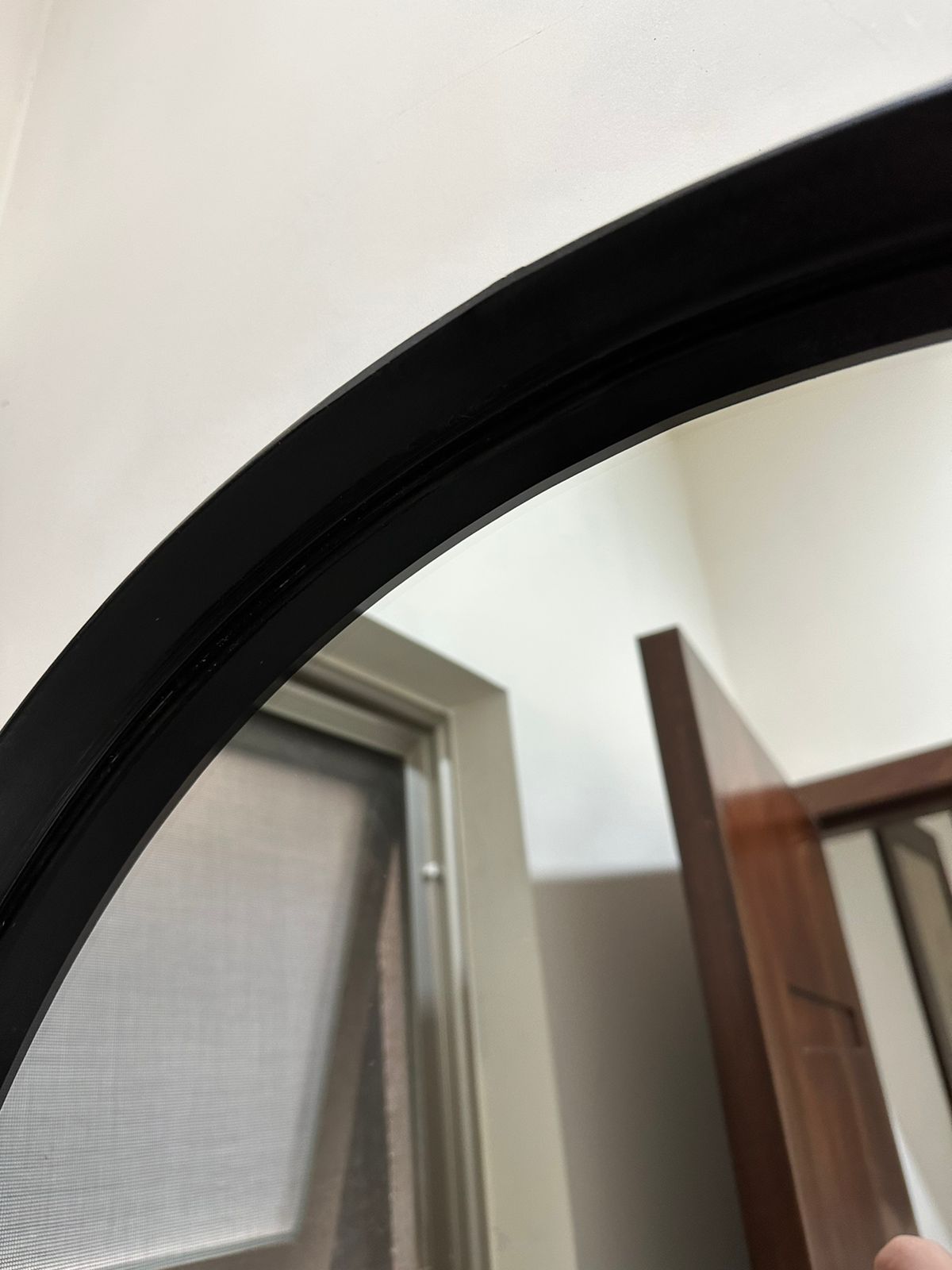 Espejo Redondo con Marco de Metal de 70cm