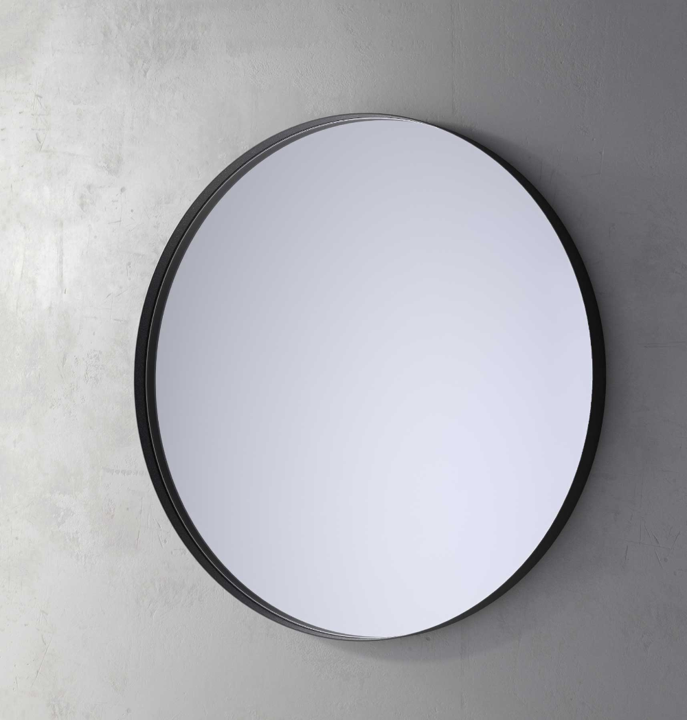 Espejo Redondo con Marco de Metal de 70cm