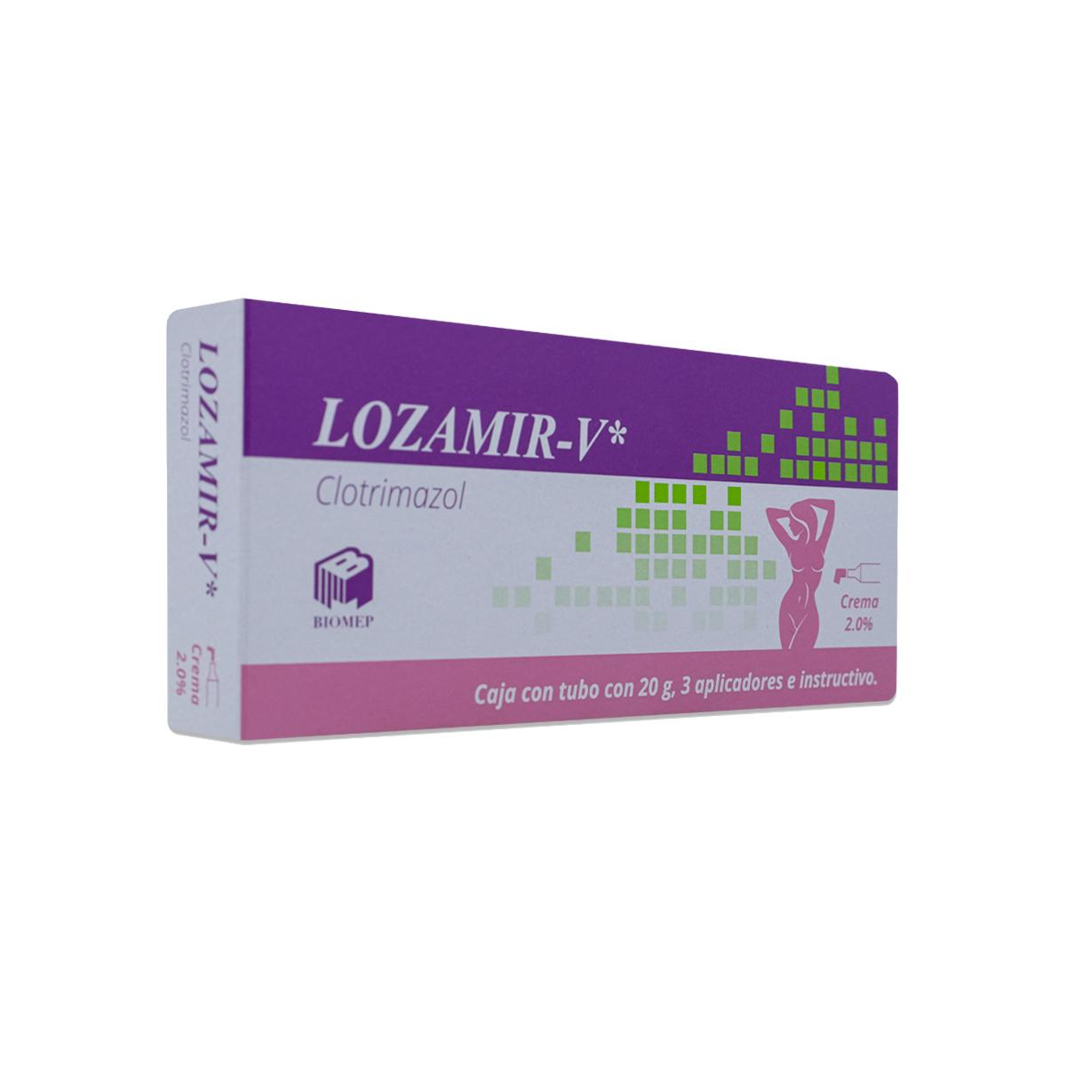 Lozamir V Clotrimazol 20g con 3 Aplicadores: ¡La solución definitiva para tu bienestar íntimo!