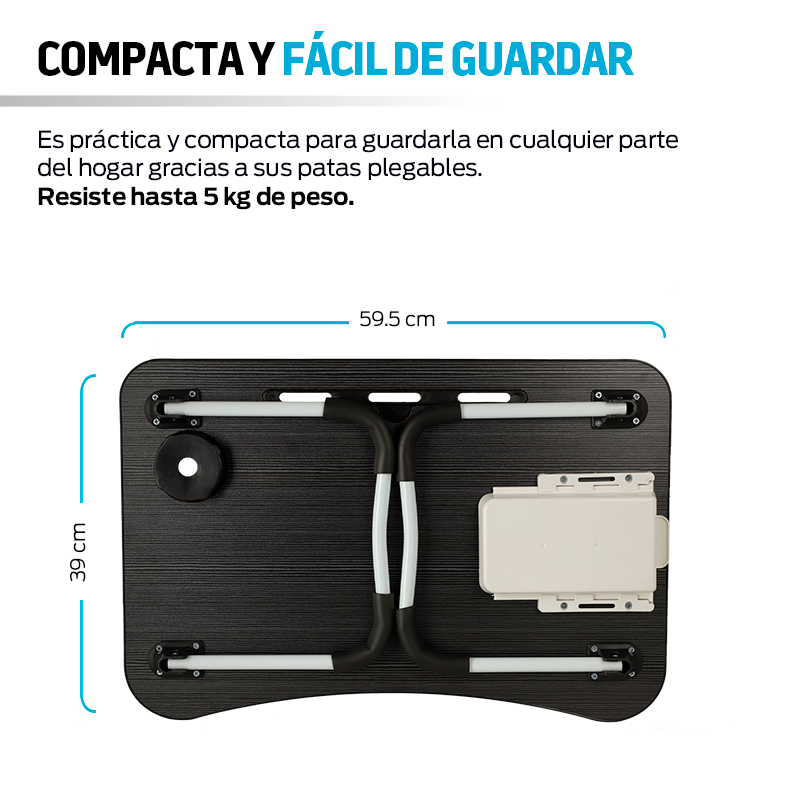 Mesa para Cama Plegable Mesa de Servicio Para Laptop