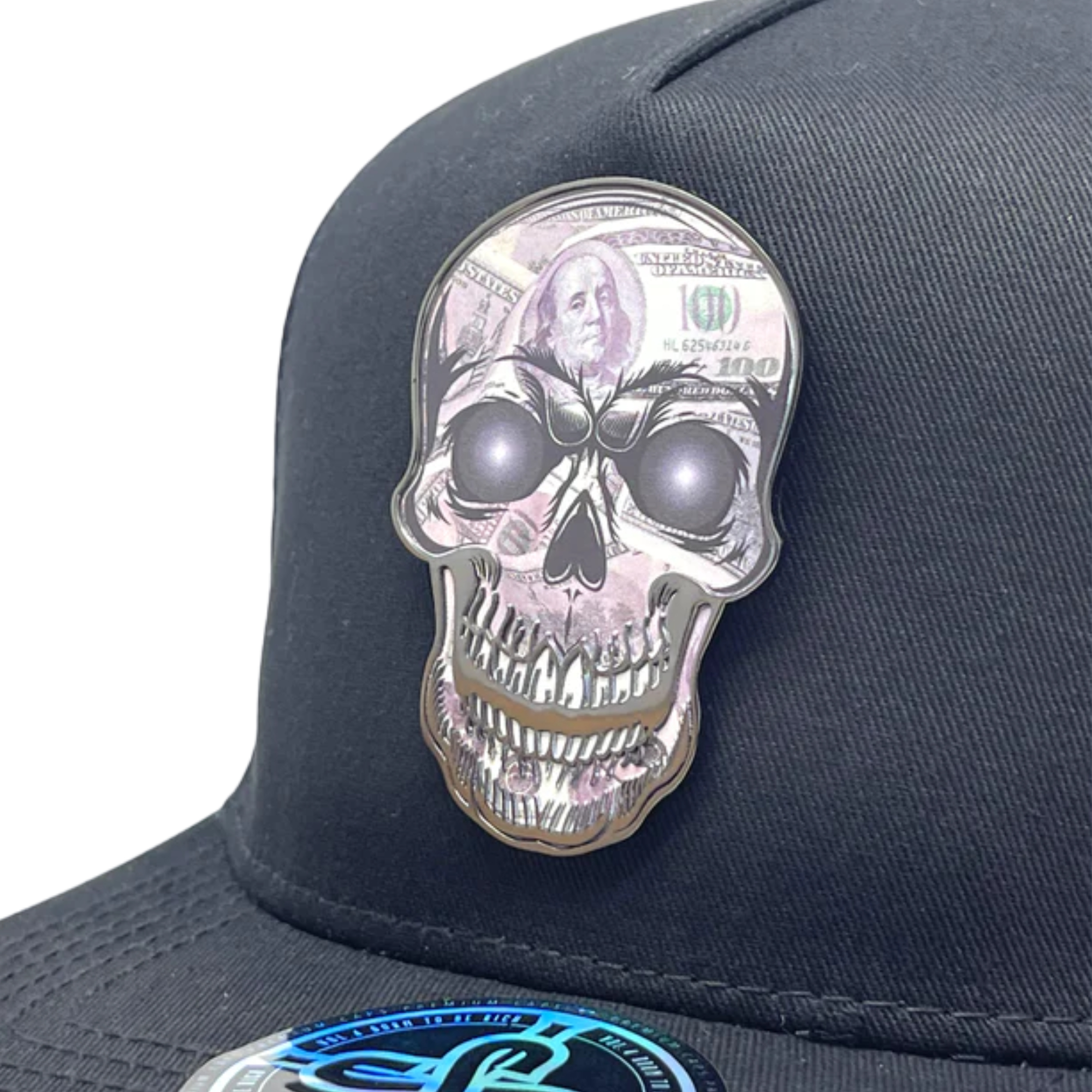 Gorra MR Kash Unisex Calavera Negra MKCDN02