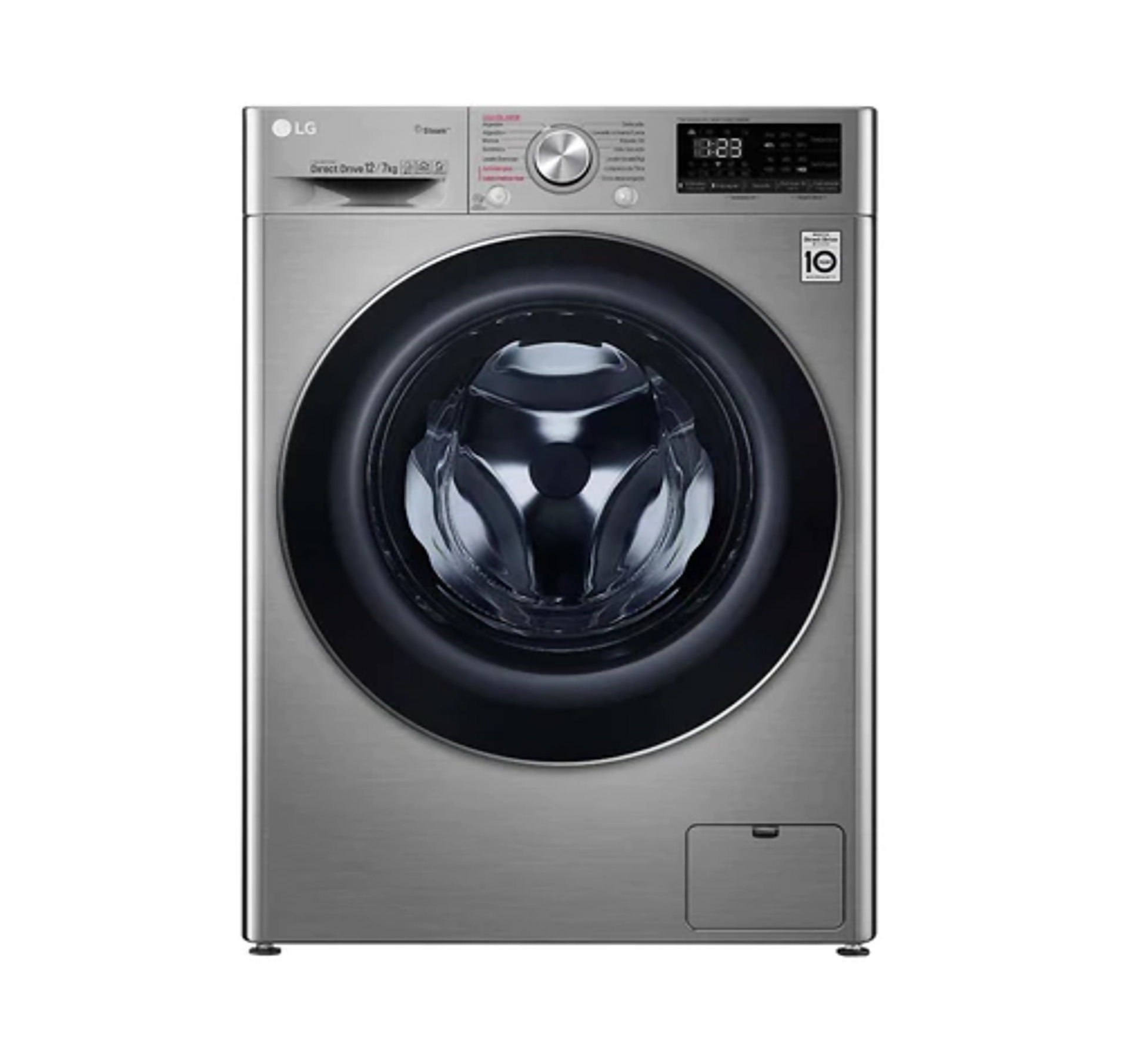 Lavasecadora LG WD12VVC4S6S Carga Frontal Inteligente 6 Motion DD con Motor Inverter AI Direct Drive, 12Kg / 7Kg