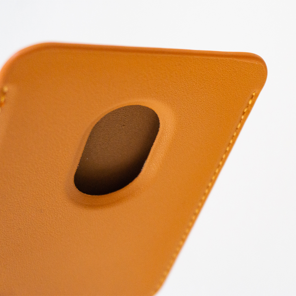 Cartera Tarjetero Magnético Para Celulares Compatibles Con Magsafe y Accesorios Inalámbricos Marrón