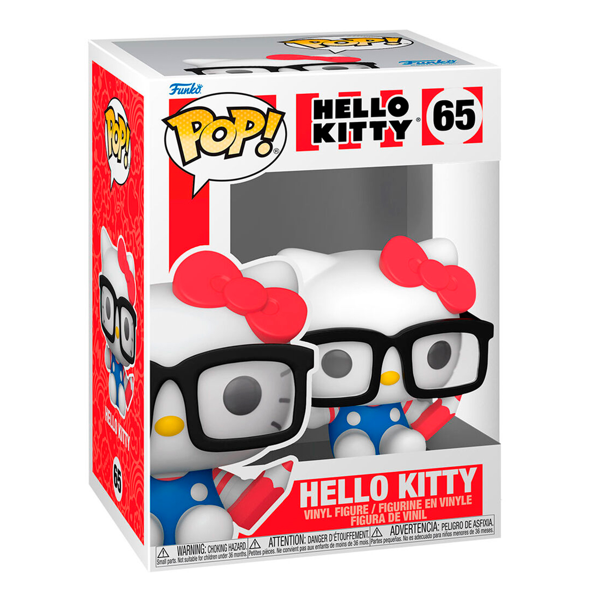 Funko Pop Hello Kitty Nerd #65 Sanrio Figura Original